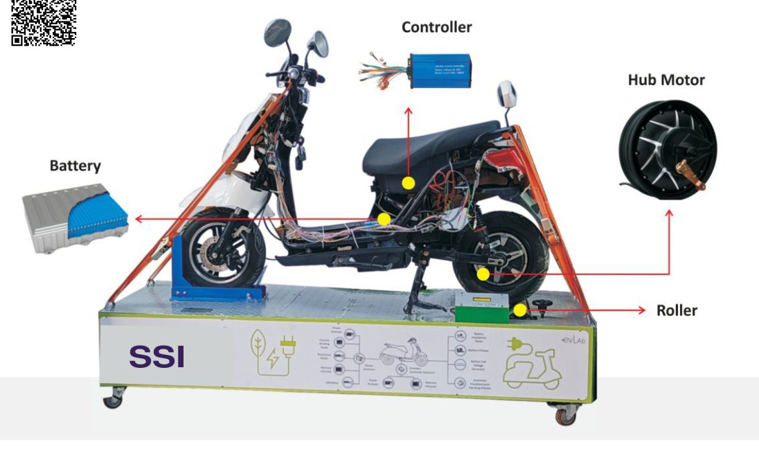SSI-EVP01 Two-Wheeler Chassis Dynamometer — catalog figure