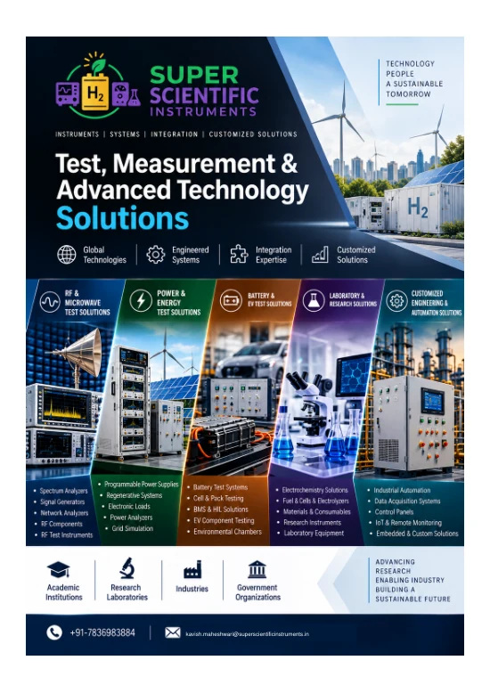 Test & Measurement Portfolio cover